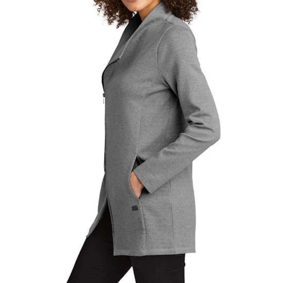 OGIO Transition Jacket Active Heather Grey Women's Medium Pockets Off Side Zip - Picture 6 of 6